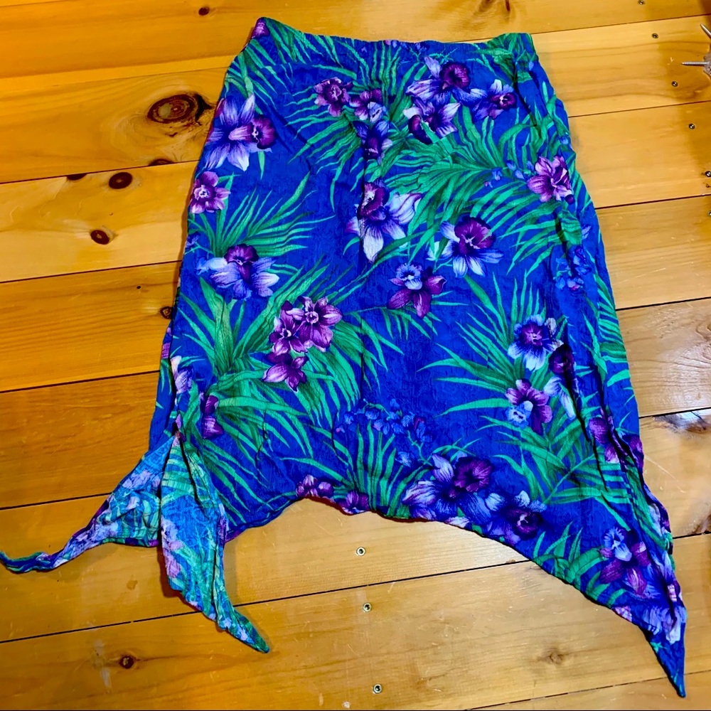 Tropical Side Tying Skirt